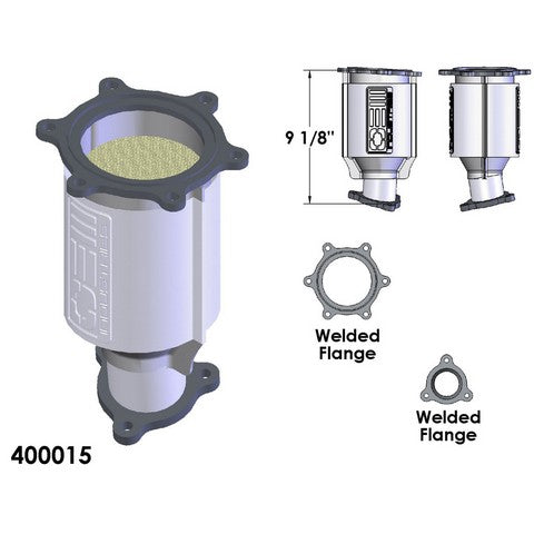 Catalytic Converter OEM Industries 400015