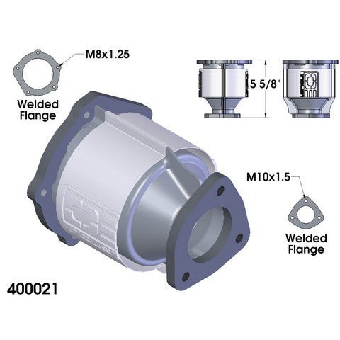 Catalytic Converter OEM Industries 400021