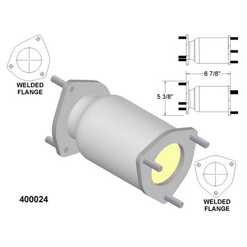 Catalytic Converter OEM Industries 400024