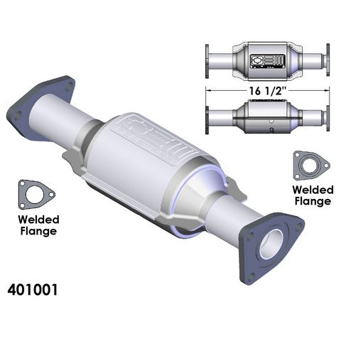 Catalytic Converter OEM Industries 401001
