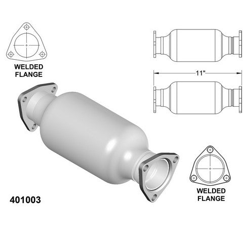 Catalytic Converter OEM Industries 401003