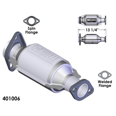 Catalytic Converter OEM Industries 401006