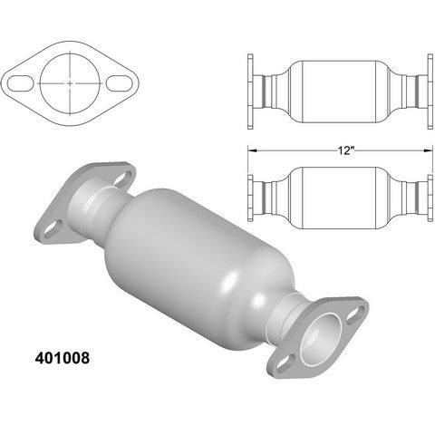 Catalytic Converter OEM Industries 401008
