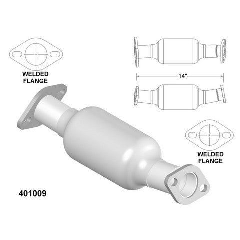 Catalytic Converter OEM Industries 401009