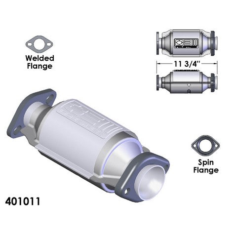 Catalytic Converter OEM Industries 401011