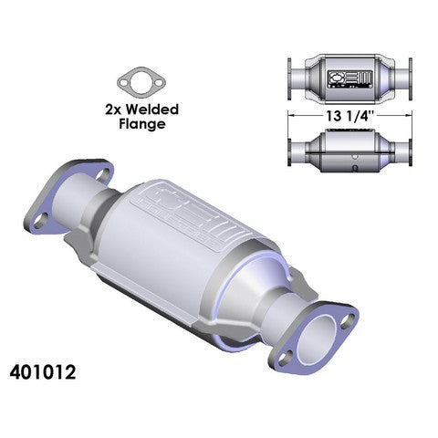 Catalytic Converter OEM Industries 401012