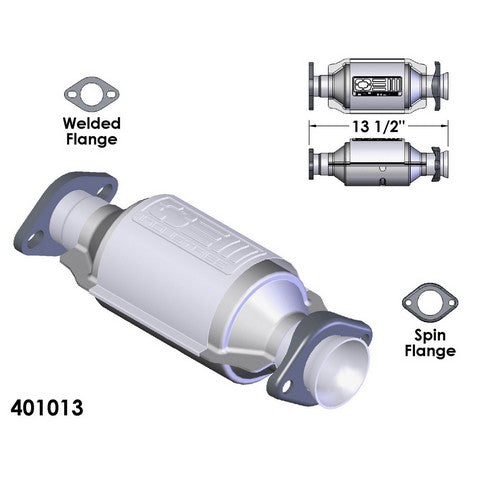 Catalytic Converter OEM Industries 401013