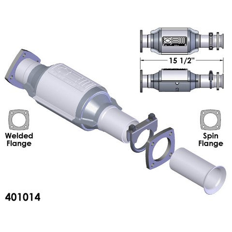 Catalytic Converter OEM Industries 401014