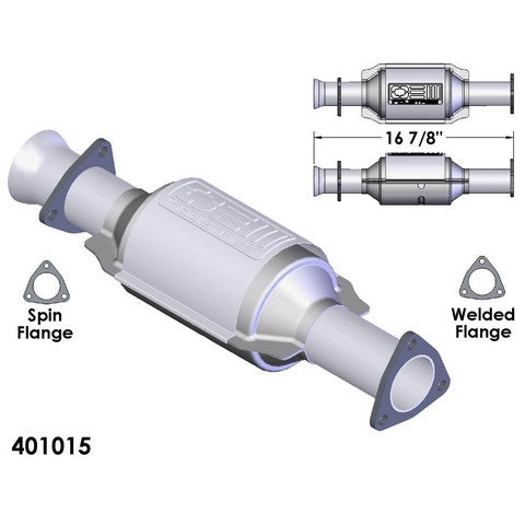 Catalytic Converter OEM Industries 401015