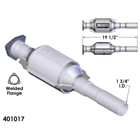 Catalytic Converter OEM Industries 401017