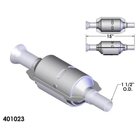 Catalytic Converter OEM Industries 401023