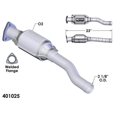 Catalytic Converter OEM Industries 401025