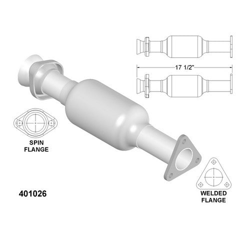Catalytic Converter OEM Industries 401026