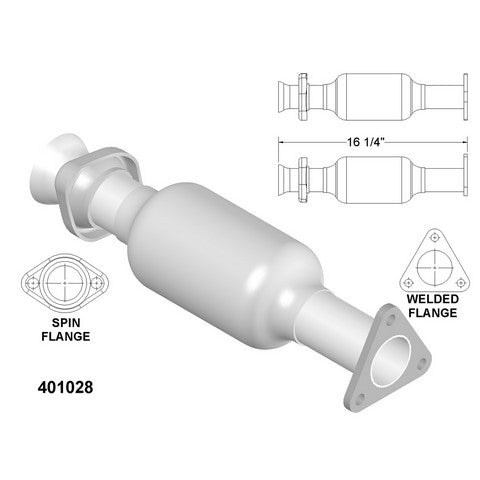 Catalytic Converter OEM Industries 401028