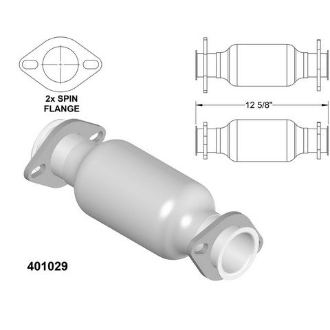 Catalytic Converter OEM Industries 401029