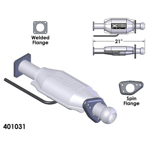 Catalytic Converter OEM Industries 401031