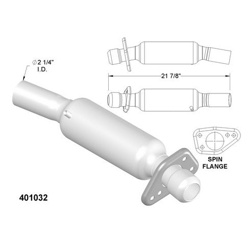 Catalytic Converter OEM Industries 401032