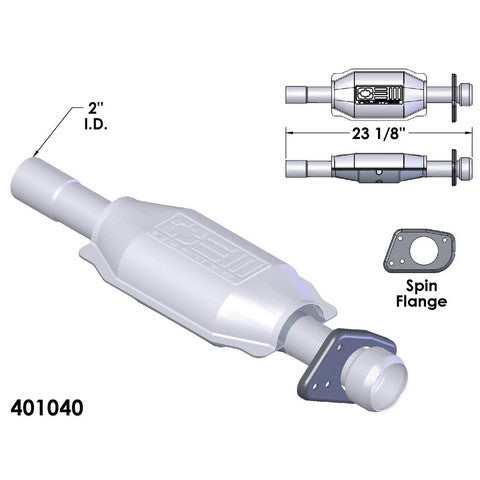 Catalytic Converter OEM Industries 401040