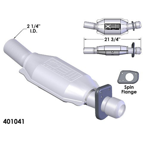 Catalytic Converter OEM Industries 401041