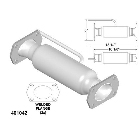 Catalytic Converter OEM Industries 401042