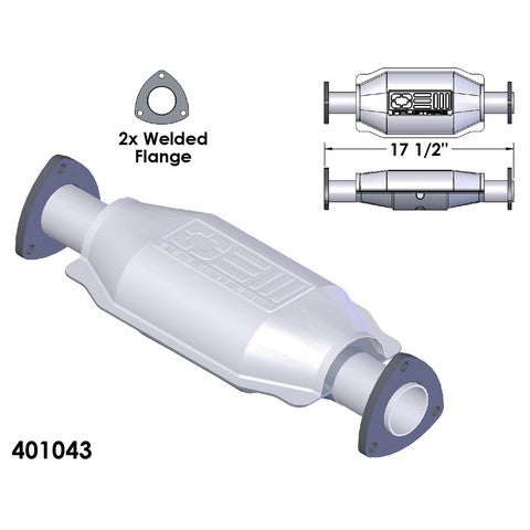 Catalytic Converter OEM Industries 401043