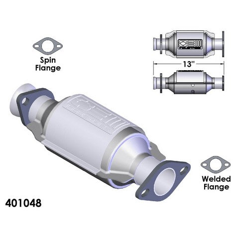 Catalytic Converter OEM Industries 401048