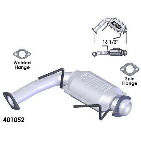 Catalytic Converter OEM Industries 401052