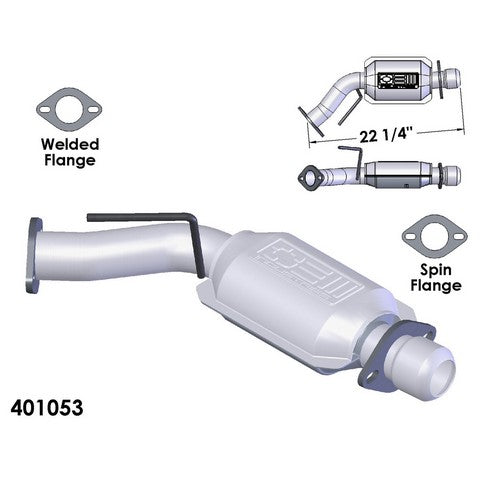 Catalytic Converter OEM Industries 401053
