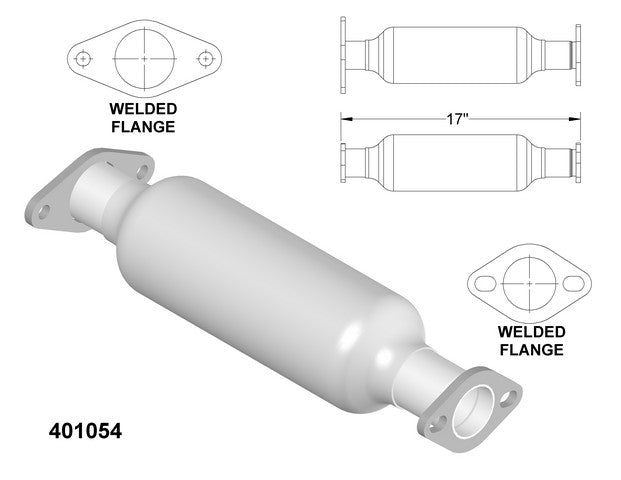 Catalytic Converter OEM Industries 401054