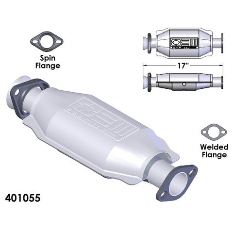 Catalytic Converter OEM Industries 401055