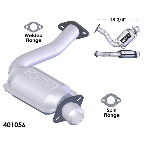 Catalytic Converter OEM Industries 401056