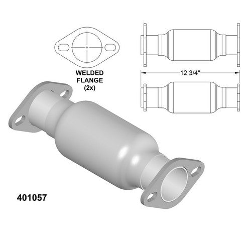 Catalytic Converter OEM Industries 401057