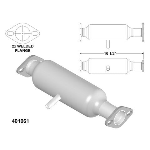 Catalytic Converter OEM Industries 401061