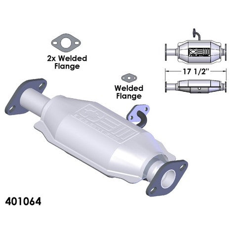 Catalytic Converter OEM Industries 401064