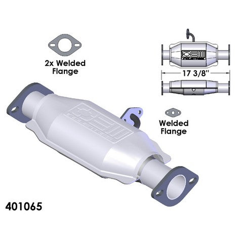 Catalytic Converter OEM Industries 401065