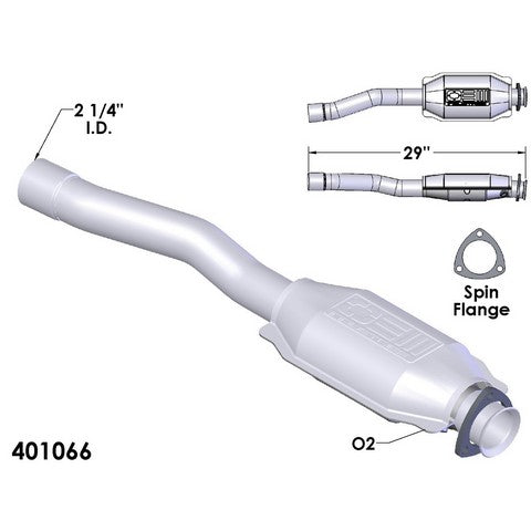 Catalytic Converter OEM Industries 401066