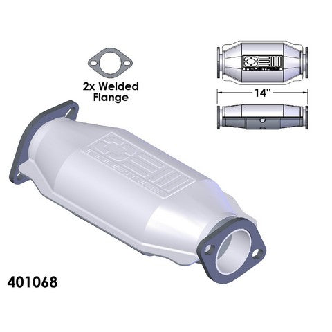 Catalytic Converter OEM Industries 401068