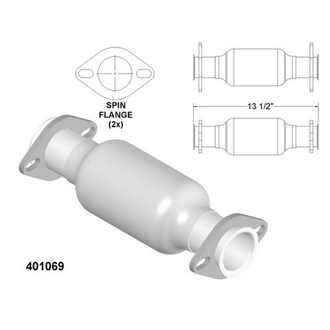 Catalytic Converter OEM Industries 401069