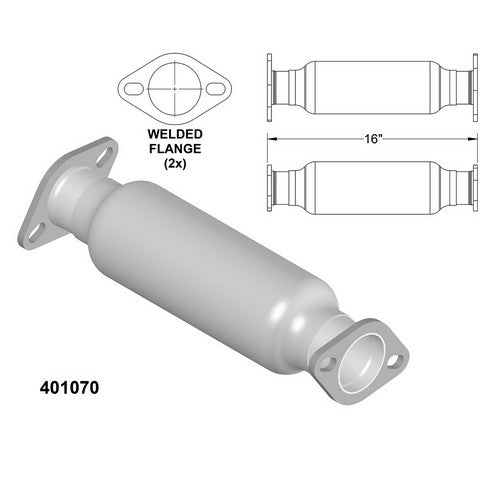 Catalytic Converter OEM Industries 401070