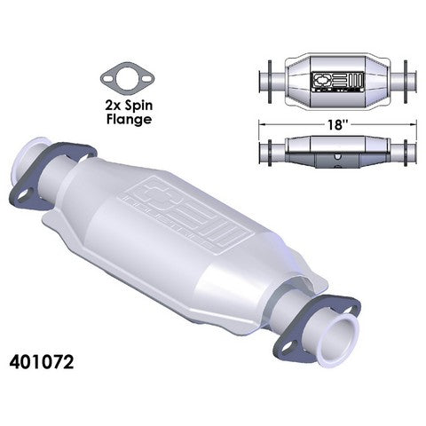 Catalytic Converter OEM Industries 401072