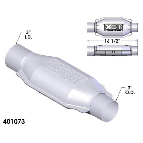 Catalytic Converter OEM Industries 401073