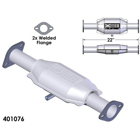 Catalytic Converter OEM Industries 401076