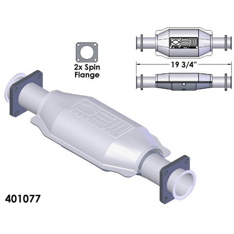Catalytic Converter OEM Industries 401077