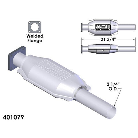 Catalytic Converter OEM Industries 401079