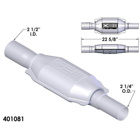 Catalytic Converter OEM Industries 401081