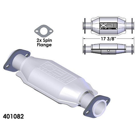 Catalytic Converter OEM Industries 401082