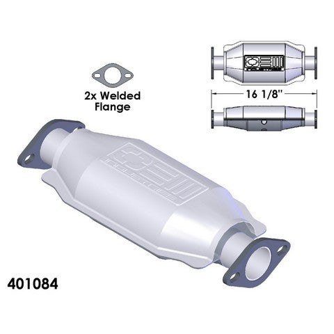 Catalytic Converter OEM Industries 401084