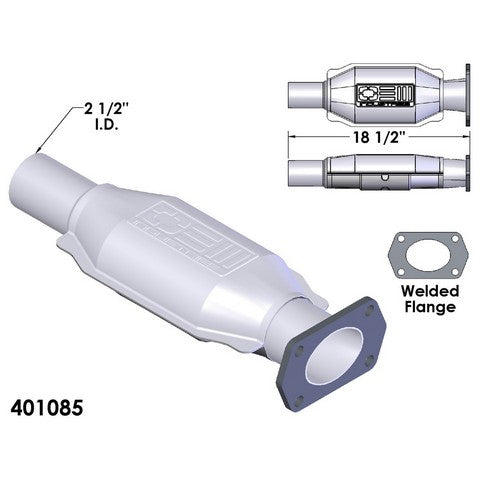 Catalytic Converter OEM Industries 401085