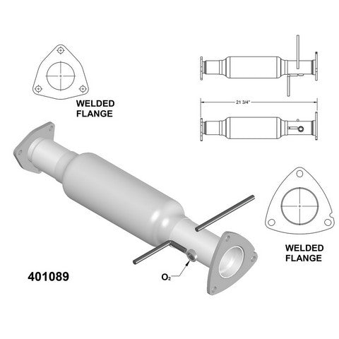 Catalytic Converter OEM Industries 401089