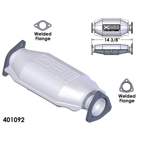 Catalytic Converter OEM Industries 401092